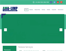 Tablet Screenshot of amb-limp.com.br